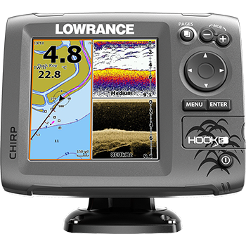 Lowrance Hook-5 Mid/High/DownScan with AUS/NZ Nav